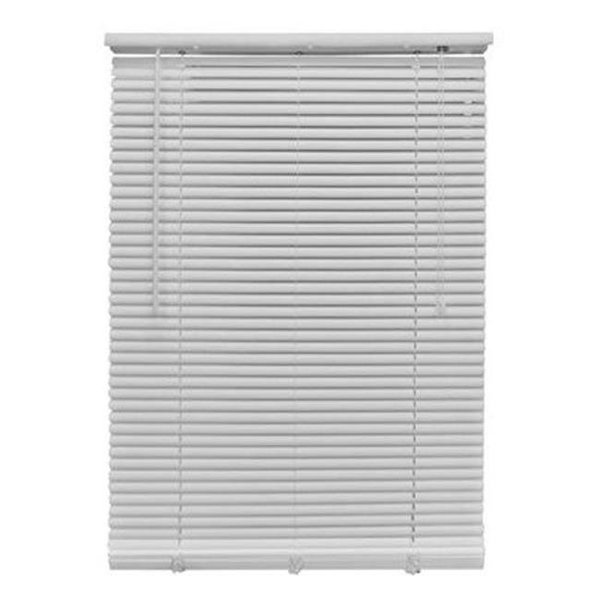 Auric Homepointe Cordless PVC Room Darkening Mini Blind; White - 1 x 36 x 72 in. AU1647443